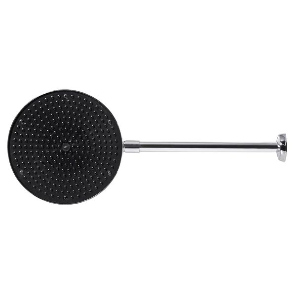 Chuveiro Frio Prata com Crivo Removível de 8 pol e Braço de 30cm Astra