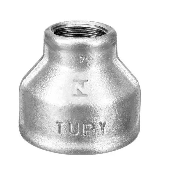 Luva Galvanizada 1/2 x 1/4 pol Tupy