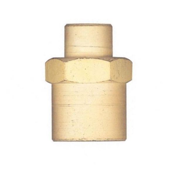 Luva de Redução em Latão 1/4 x 1/8 pol Lubefer