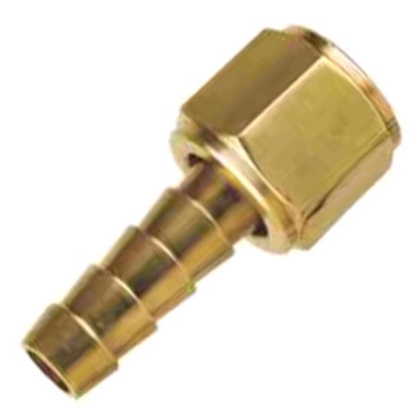 Espigão Giratório Fêmea 1/4 x 3/8 pol Latão Lubefer