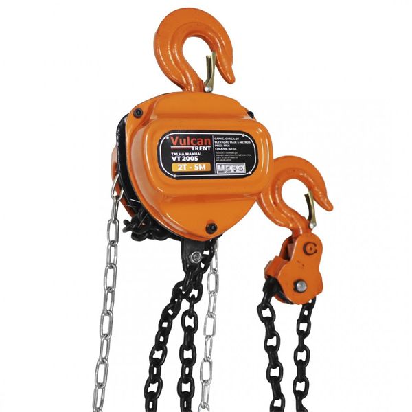 Talha Manual Elevação 2000Kg com 5 Metros VT2005 Vulcan