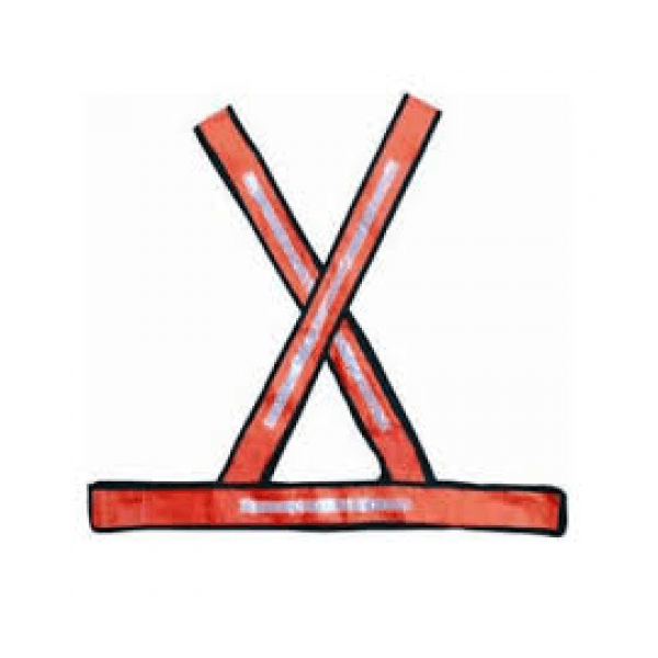 Colete Refletivo X Laranja E Branco