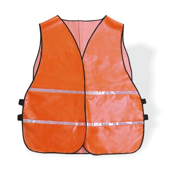 Colete Tipo Jaqueta Laranja E Branco C/ Refletivo Tamanho G