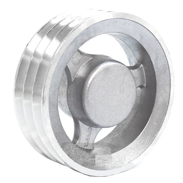 Polia de Alumínio 230mm com 3 Canais B