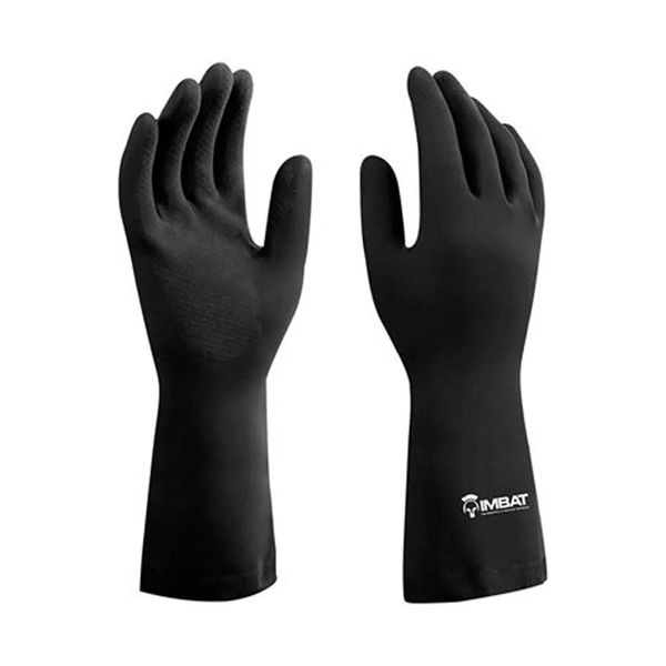 Luva Latex Reforçada Preta Tamanho G Imbat