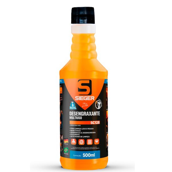 Desengraxante Multiuso SC128 500ml Refil Sieger