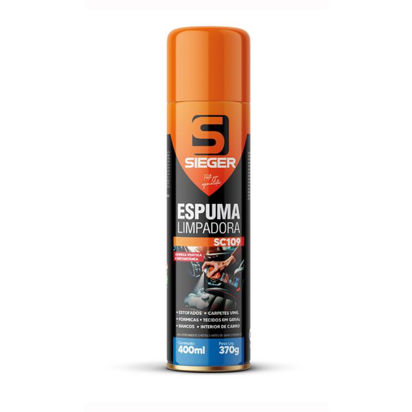 Espuma Limpadora Spray SC109 400ml Sieger
