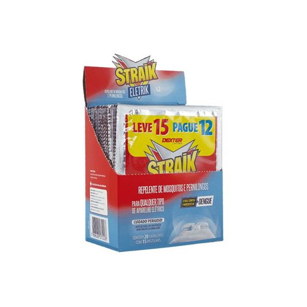 Refil Repelente Straik Eletrik 12H Dexter