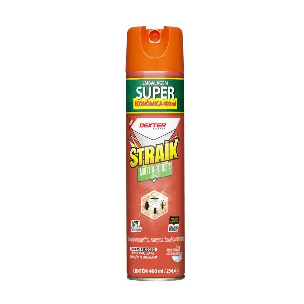 Straik Multi Inseticida Aerossol 400ml Dexter