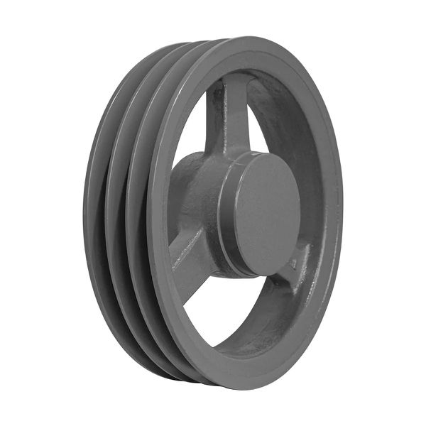 Polia de Ferro Fundido 280mm com 3 Canais B