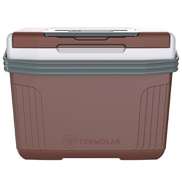 Caixa Térmica 8 Litros Marrom Termolar 58446