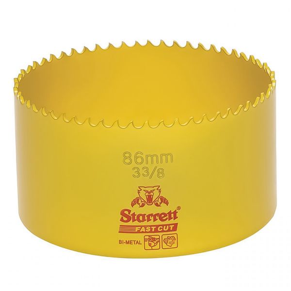 Serra Copo Bimetal 86mm 3.3/8 Starrett FCH0338-G