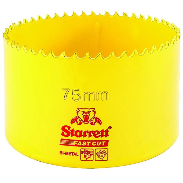 Serra Copo Bimetal 75mm Starrett FCH075M-G