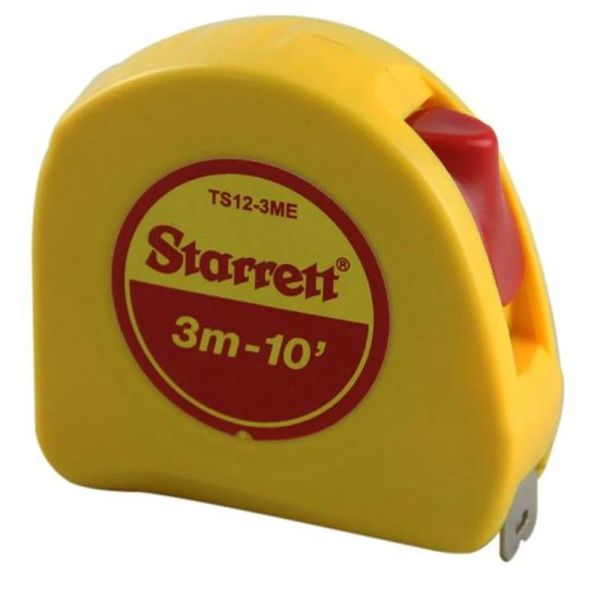 Trena Fita de Aço 3 Metros Starrett STS12-3ME
