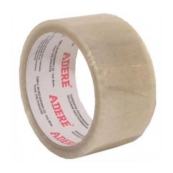 Fita Empacotamento Transparente 45mm x 40m Adere