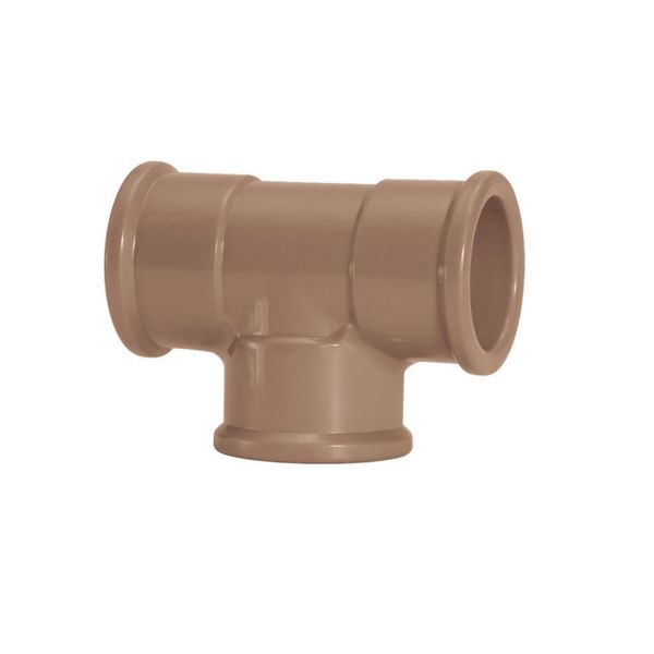 Te Pvc Marrom Soldável 32mm Corr Plastik