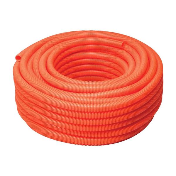 Eletroduto Corrugado Laranja Reforçado 1 pol com 25m Corr Plastik