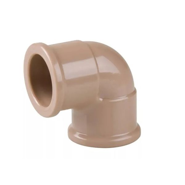 Joelho Pvc Marrom Soldável 90º Graus 25mm Corr Plastik