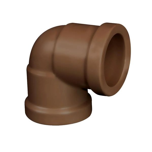 Cap Tampão Soldável Marrom 50mm Corr Plastik