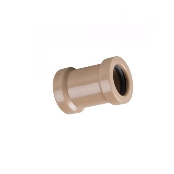 Luva Pvc Marrom de Correr 25mm Corr Plastik