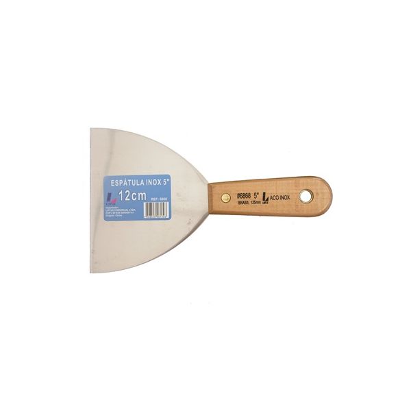 Espátula Inox Cromada 5 pol 12cm Lotus 