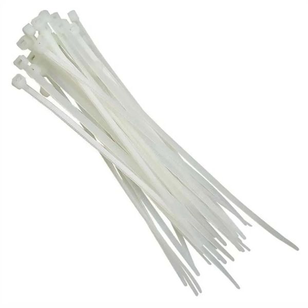 Abraçadeira de Nylon 3,6 x 200mm Branca 20 Peças Bestfer
