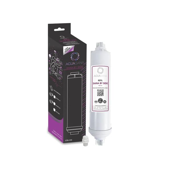 Refil Purificador Filtro Sana By Side New Up Evidence 013 Aguasana