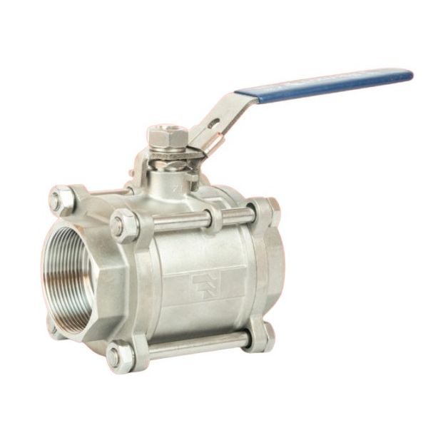 Valvula Esfera Tripartida 1/2 pol Inox Passagem Plena Formelt