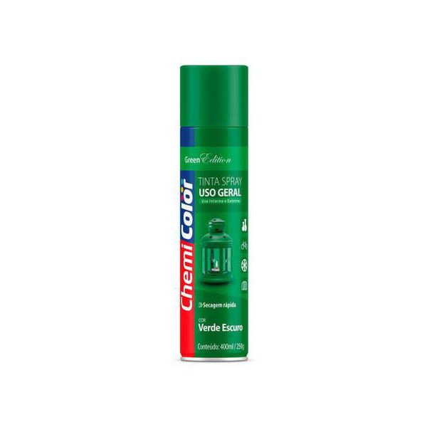 Tinta Spray Verde Escuro 400ml Chemicolor