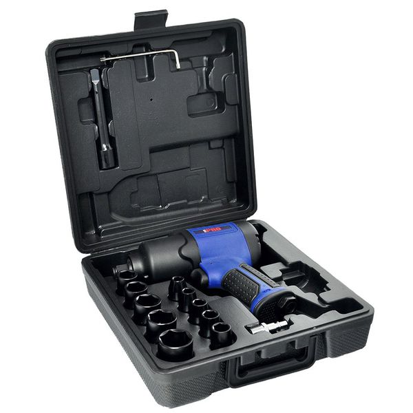 Chave de Impacto Pneumática 1/2" 69kg Pro 160K Com Kit PDR