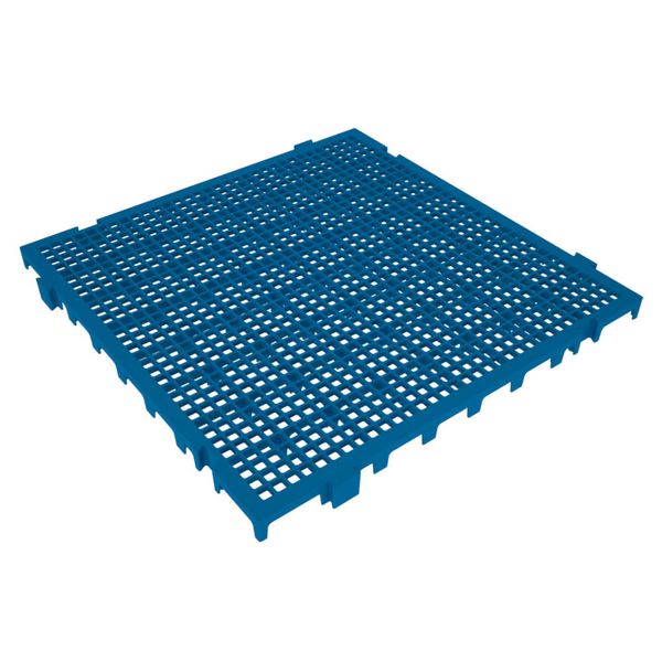 Piso Plástico Modular Azul 50 x 50 cm 42525 Presto