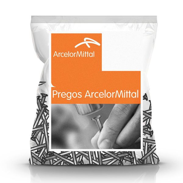 Prego 12 X 12 Com Cabeça - Pacote 1Kg