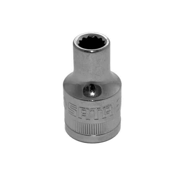 Soquete Estriado Curto 1/2'' X 8mm ST13619SC