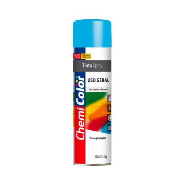 Tinta Spray Azul Claro 400ml Chemicolor