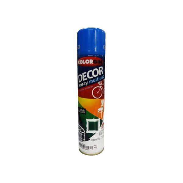 Tinta Spray Azul Colonial 360ml 8611 Decor Colorgin