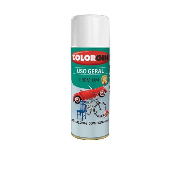Tinta Spray Branco Brastemp Brilhante 400ml 55201 Uso Geral Premium Colorgin 