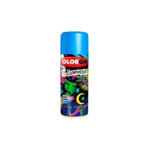 Tinta Spray Luminosa 350ml Azul 757 Colorgin