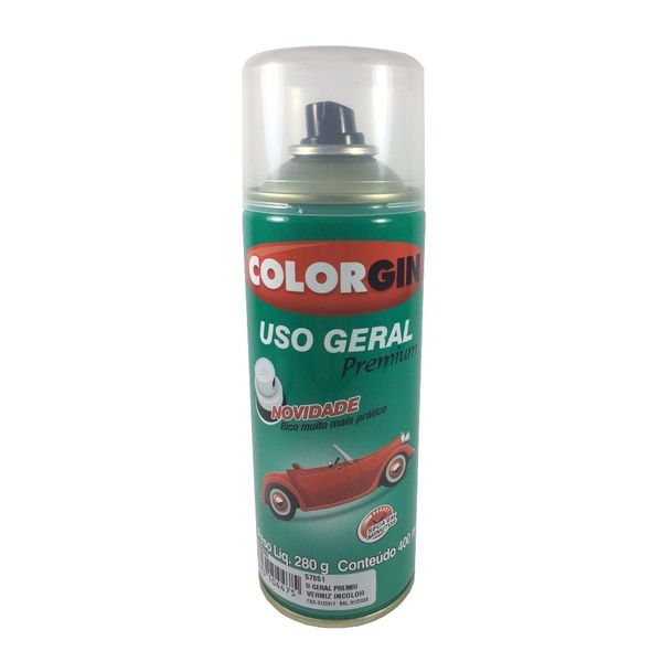 Verniz Spray Incolor 400ml 5705 Uso Geral Premium Colorgin