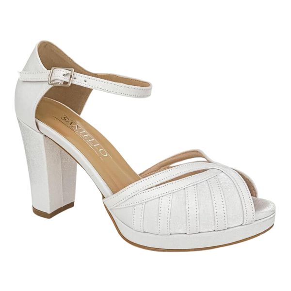 SANDÁLIA DE NOIVA REBECA BRANCO