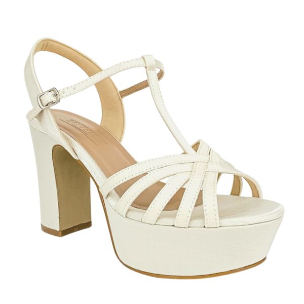 SANDÁLIA DE NOIVA VALENTINA 2 OFF WHITE
