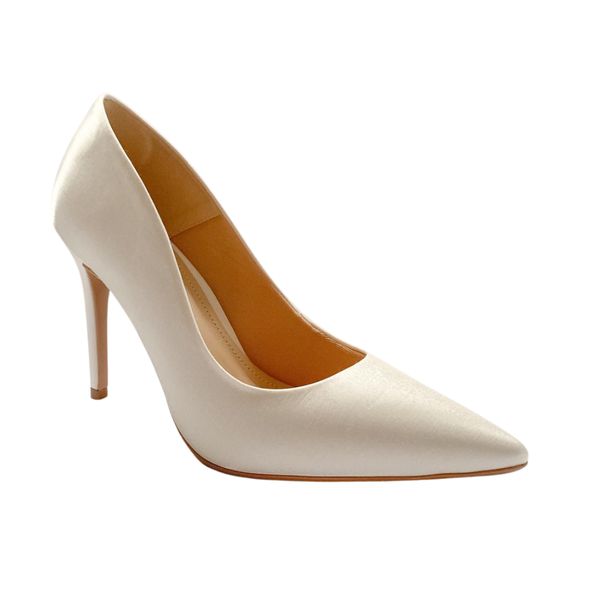 SCARPIN DE NOIVA SARA OFF WHITE