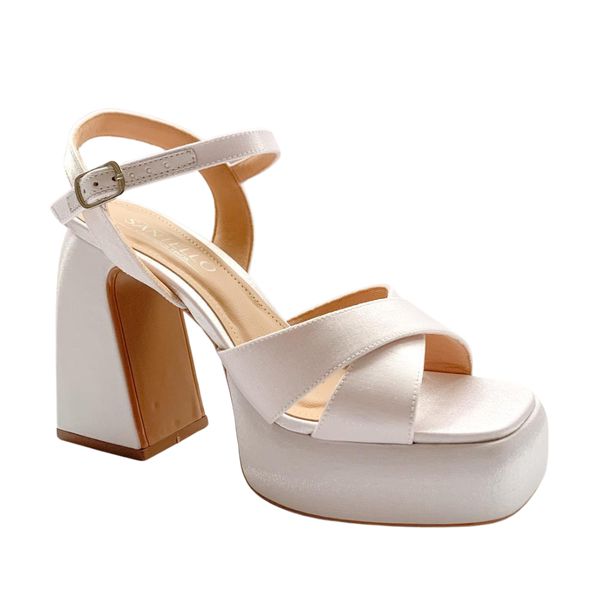 SANDÁLIA DE NOIVA ELOÁ BRANCO