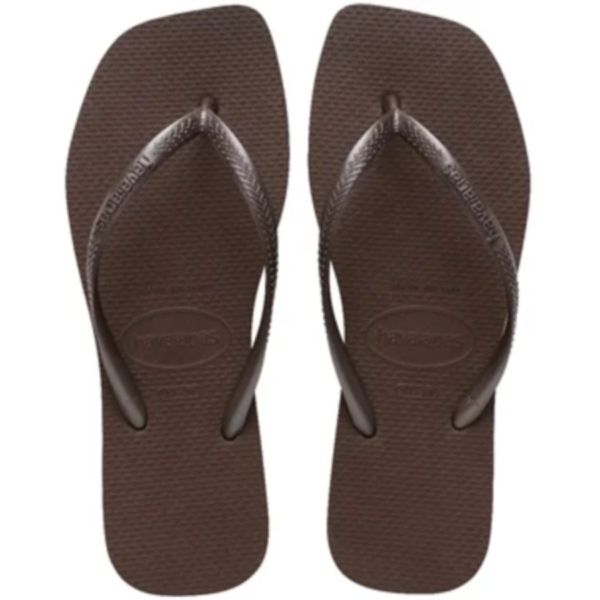 Chinelo Havaianas Slim Square - R Café - SÃO ROQUE CALÇADOS