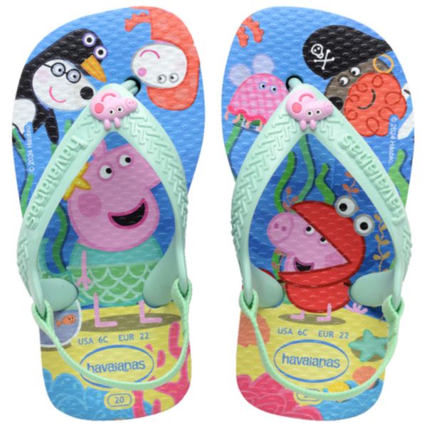 Havaianas Baby Peppa Pig-Azul Lavanda - SÃO ROQUE CALÇADOS