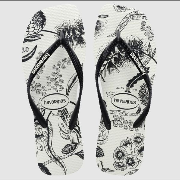 havaianas Slim Square Flower - SÃO ROQUE CALÇADOS