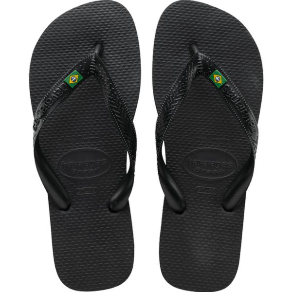 Chinelo Havaianas Brasil-Preto - SÃO ROQUE CALÇADOS