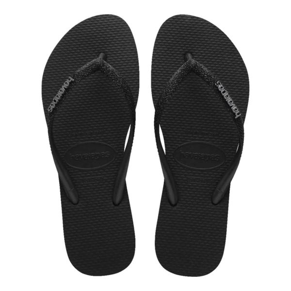 Chinelo Havaianas Slim Glitter II- Preto - SÃO ROQUE CALÇADOS