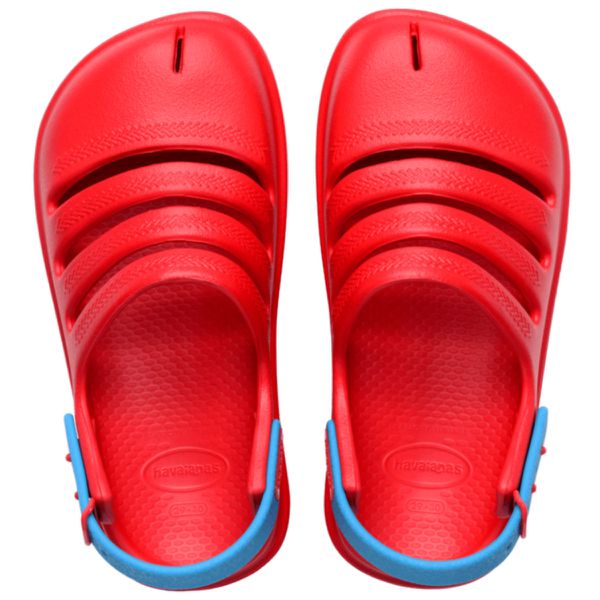 Havaianas Crog Infantil-Vermelho Rubi - SÃO ROQUE CALÇADOS