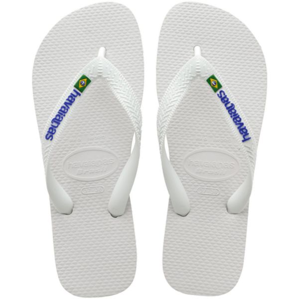 Chinelo Havaianas Brasil Logo-Branco - SÃO ROQUE CALÇADOS