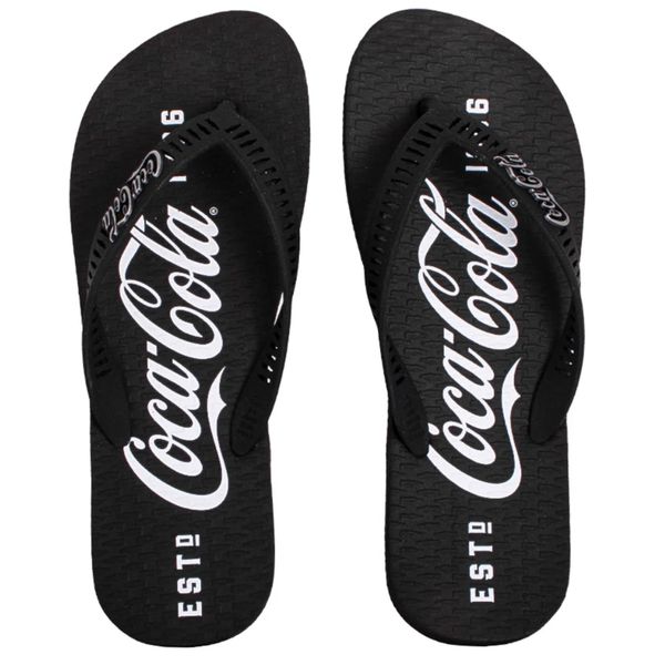 Chinelo Havaianas Coca cola Casual Confortável - SÃO ROQUE CALÇADOS